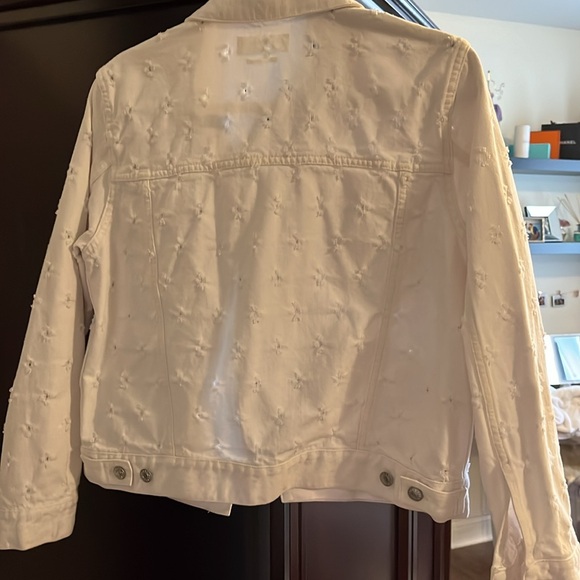Isabel Marant Etoile Denim white distressed jacket - Picture 4 of 6